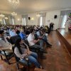 José Luiz Tejon realiza palestra na Santa Casa de Santos e emociona colaboradores